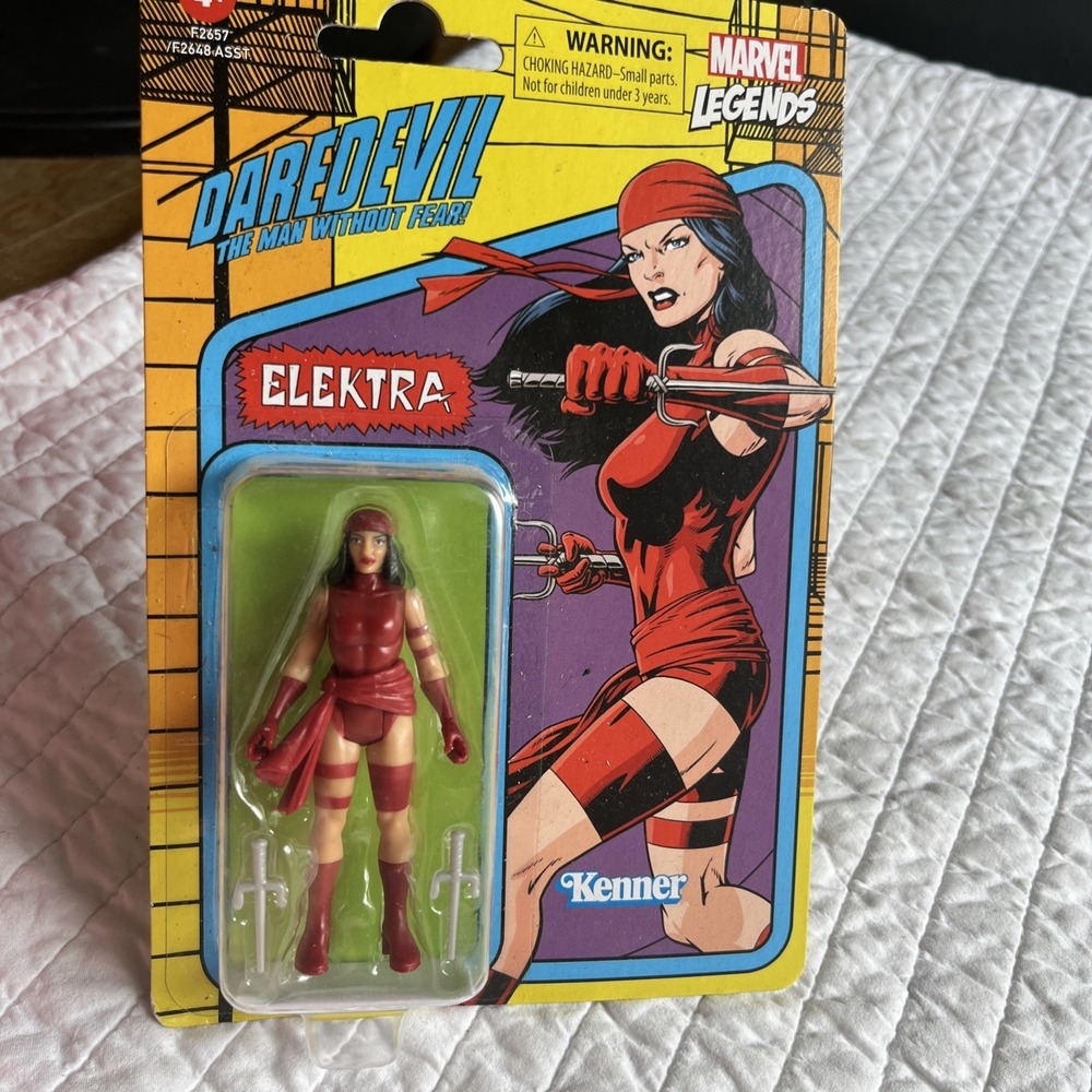 Marvel - Elektra - DareDevil - Retro 3.75" inch Action Figure - Hasbro Kenner